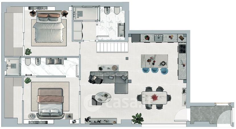 Trilocale in Piazza Firenze — foto 16 di 22