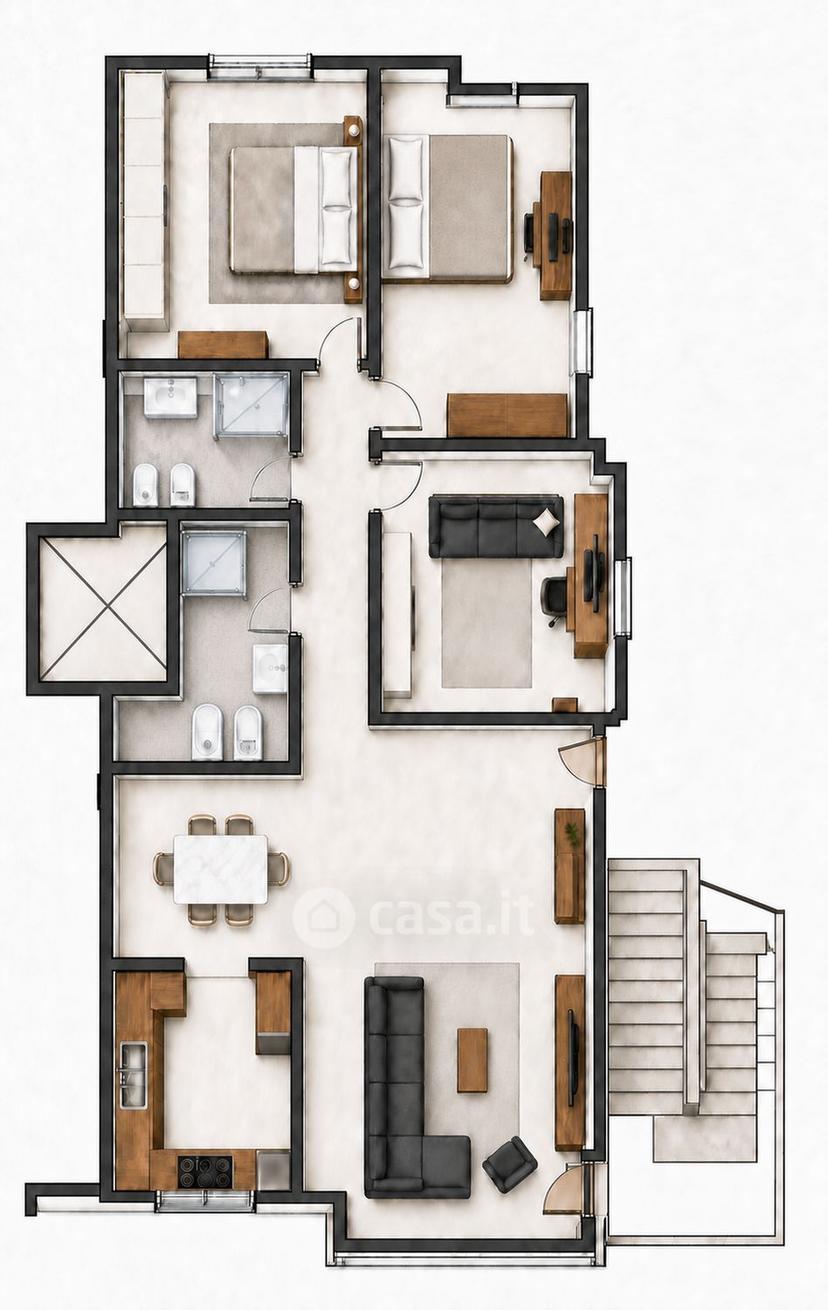 Appartamento in Via delle Carenarie — foto 10 di 35