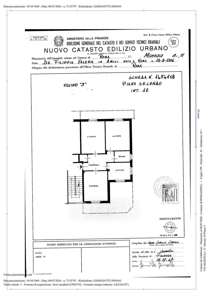 Trilocale in Via Maenza 15 — foto 10 di 25