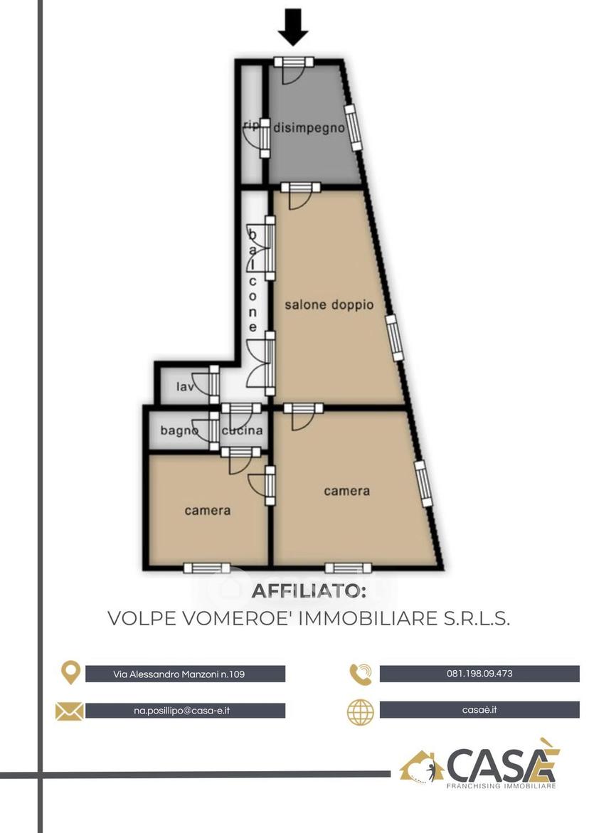 Quadrilocale in Via Santa Maria di Costantinopoli 130 — foto 19 di 27