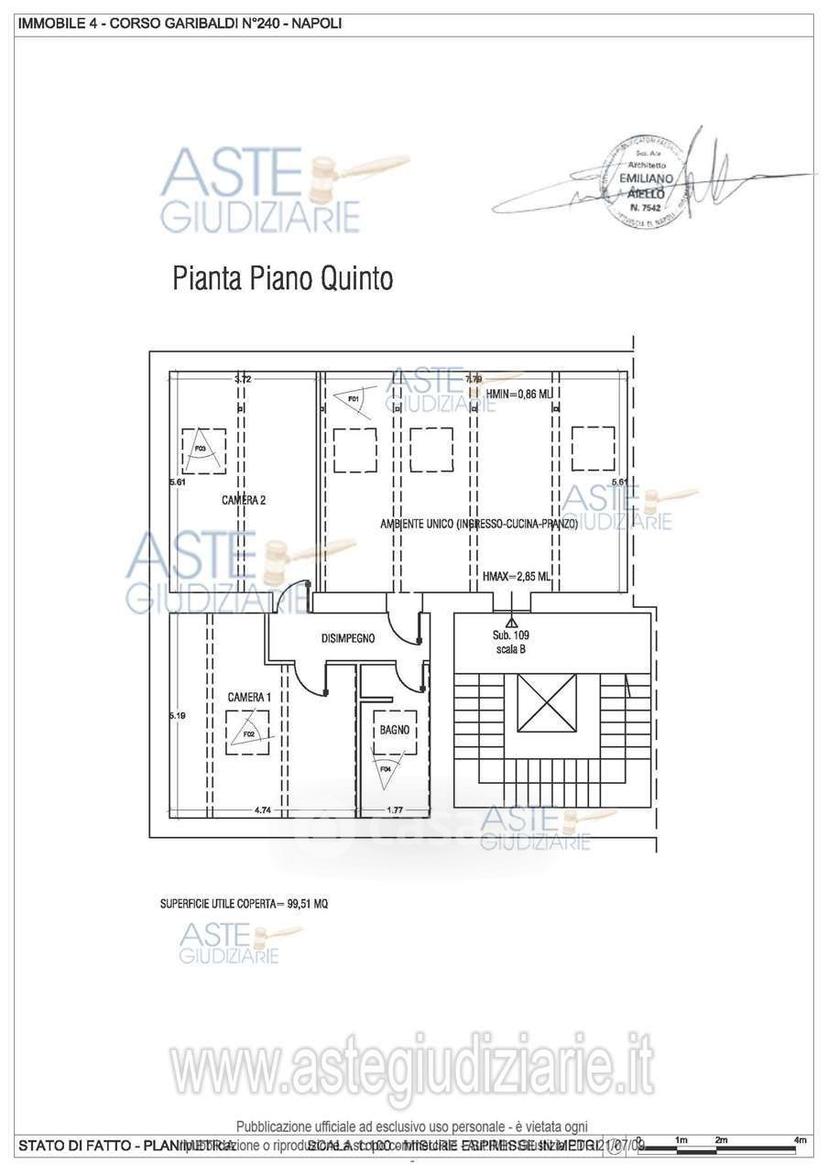 Appartamento in Corso Giuseppe Garibaldi 240 — foto 20 di 22