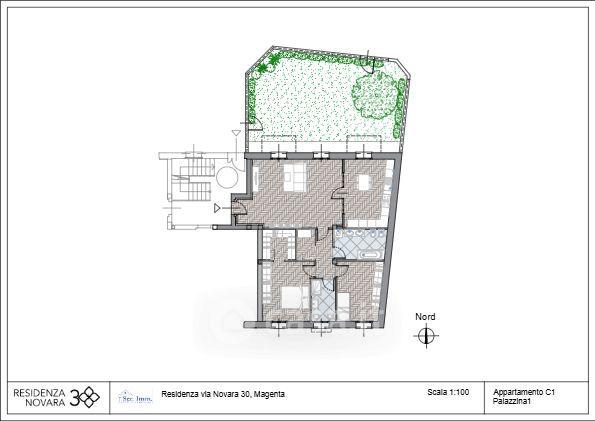 Trilocale in Via Novara 30