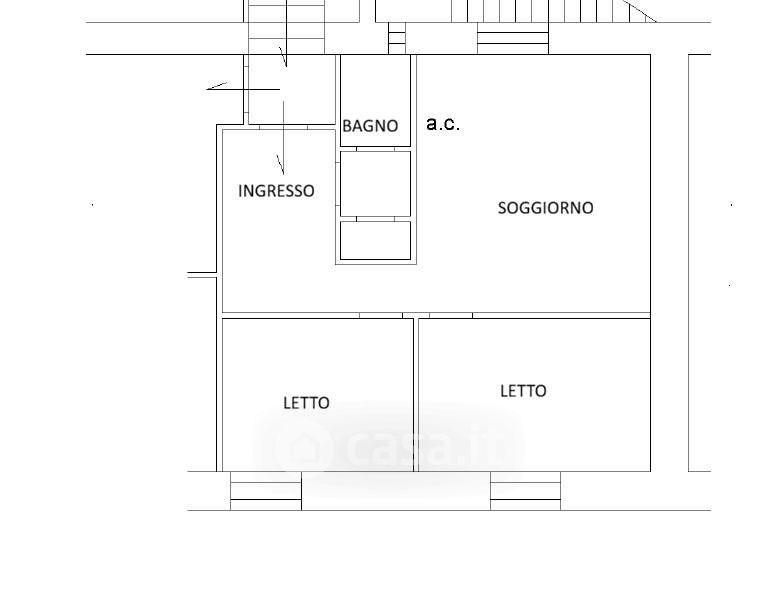 Trilocale in Via Salaria 2148 — foto 12 di 25