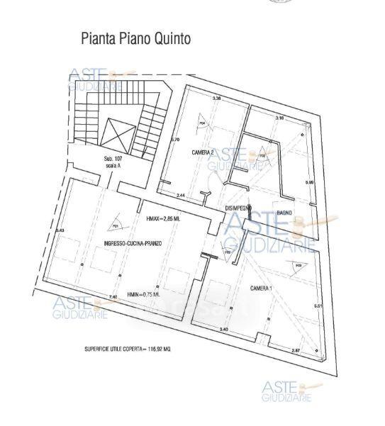 Quadrilocale in Corso Giuseppe Garibaldi — foto 12 di 33