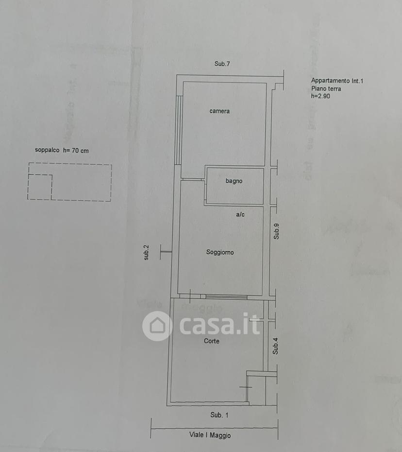 Bilocale in Viale 1º Maggio 86 — foto 18 di 24
