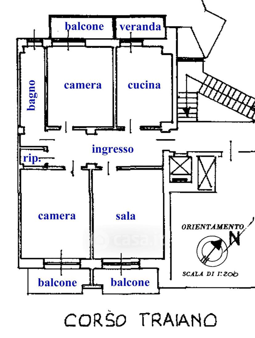 Quadrilocale in Corso Caio Plinio 72 — foto 15 di 30