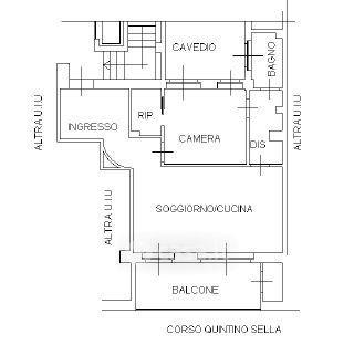 Bilocale in Corso Quintino Sella — foto 29 di 36
