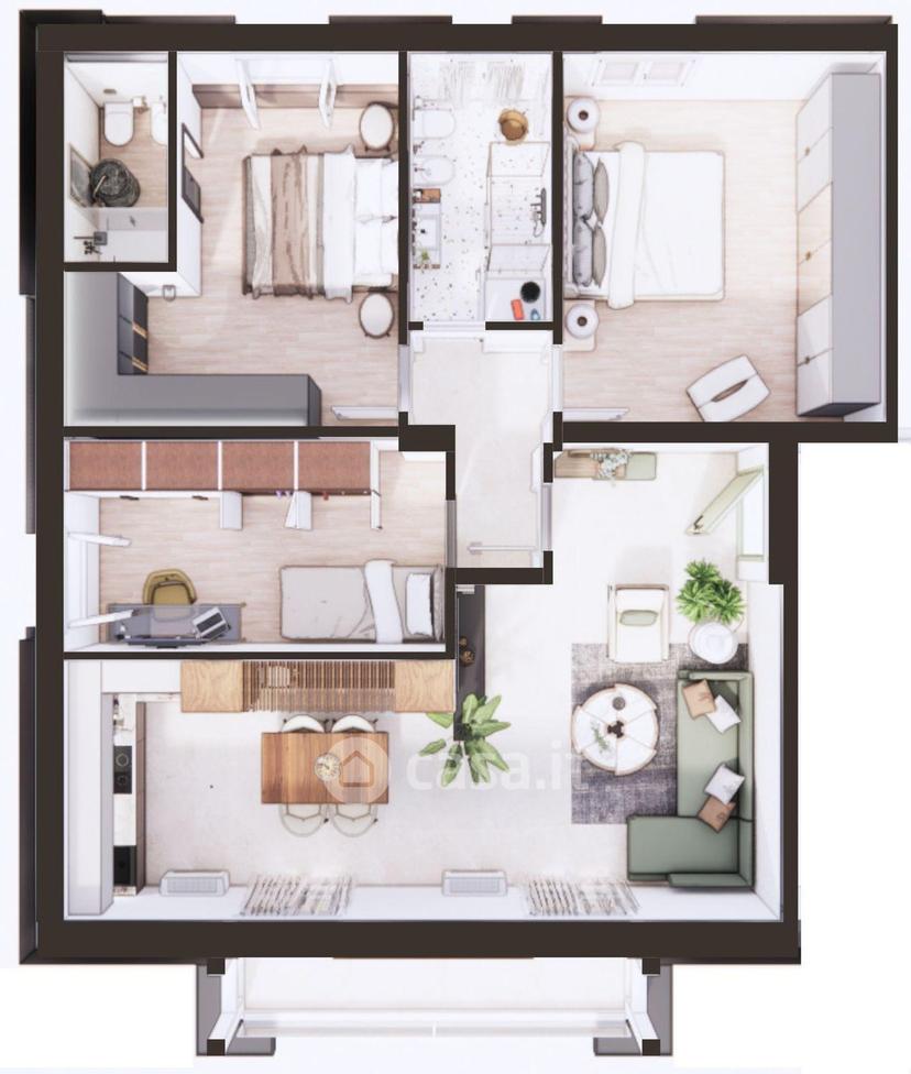 Quadrilocale in Via Spaventa — foto 14 di 22