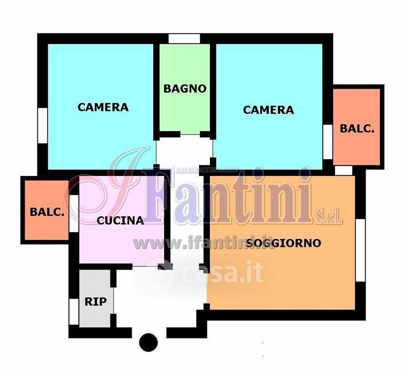 Quadrilocale in Via di Vittorio 1 — foto 20 di 27