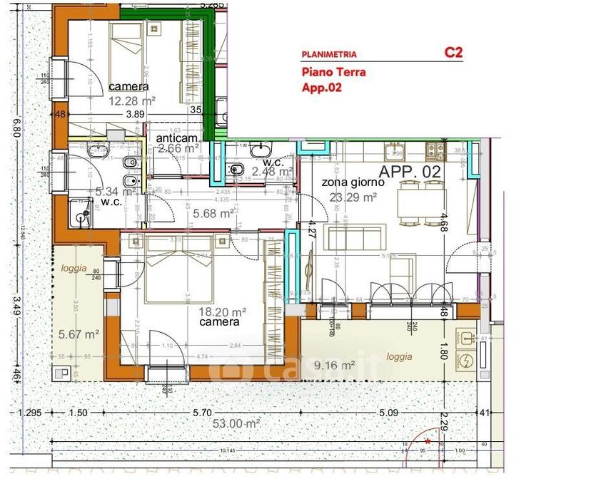 Quadrilocale in Via Giacomo Puccini 216 — foto 14 di 22