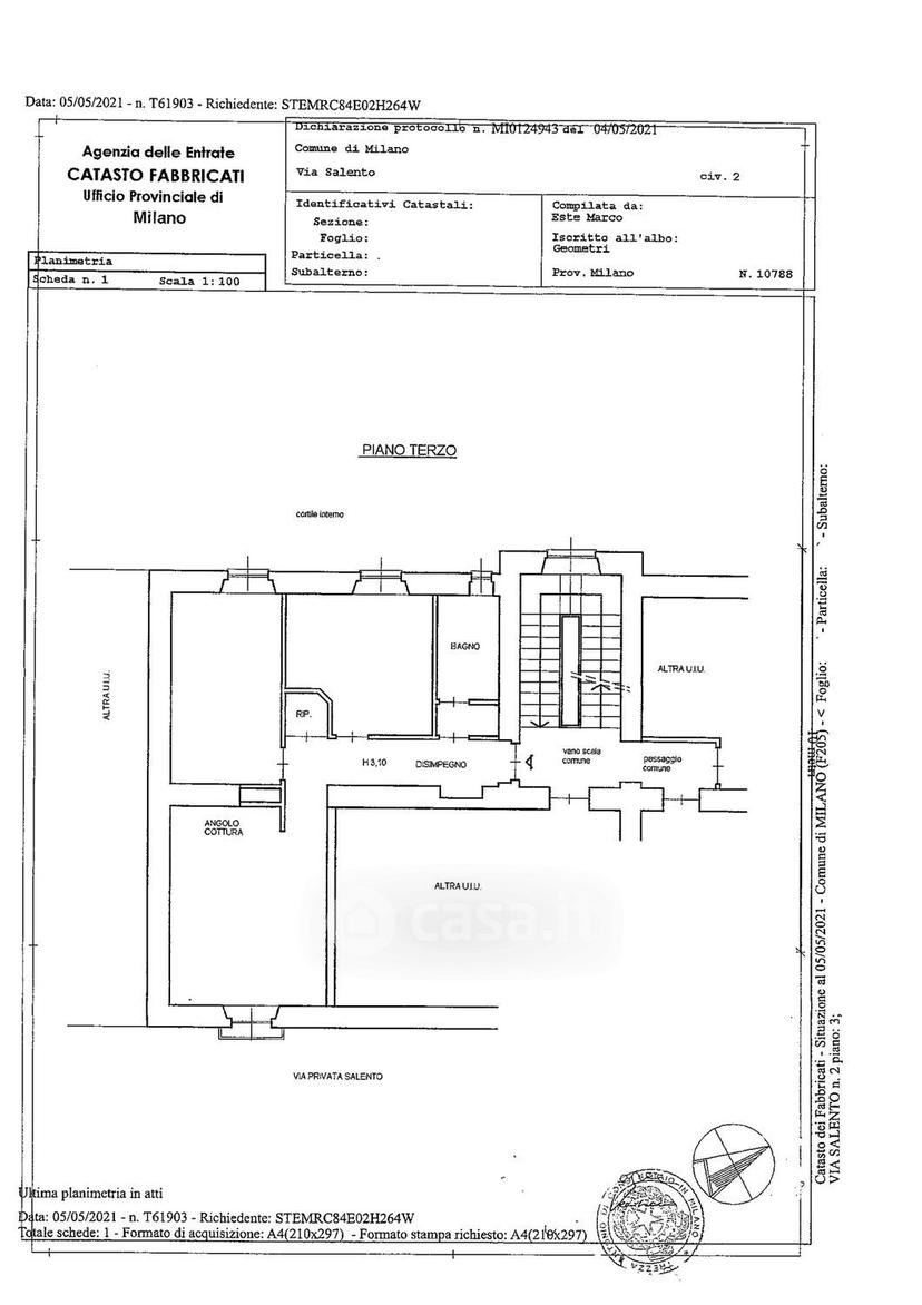 Trilocale in Via Privata Salento 2 — foto 12 di 19