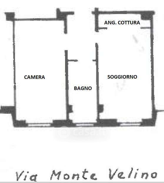 Bilocale in Via Monte Velino