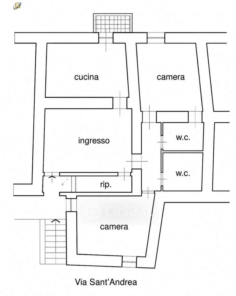 Trilocale in Via Sant'Andrea 26 — foto 34 di 47