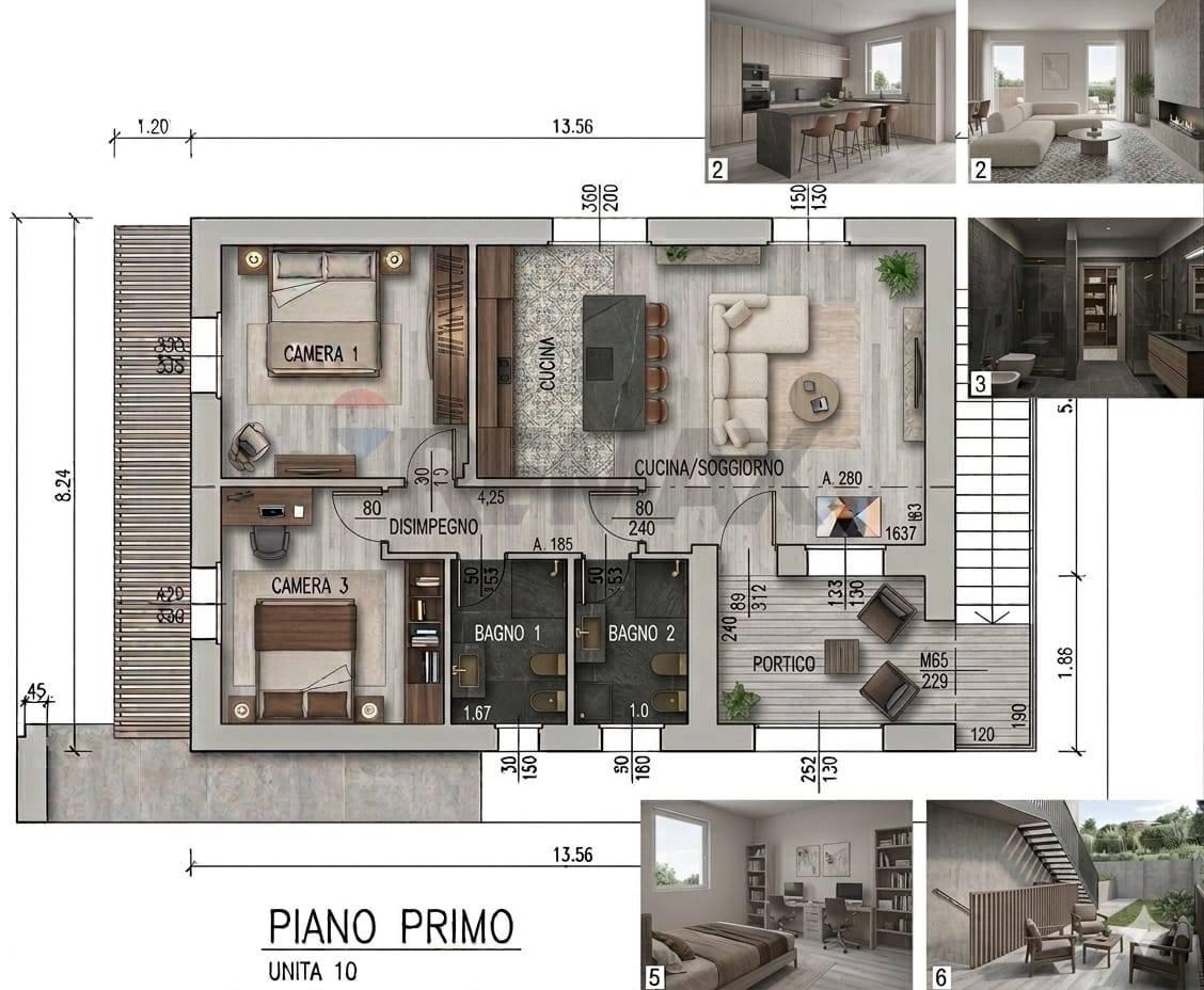 Trilocale in Via Privata Betulle, Vaprio d'Adda