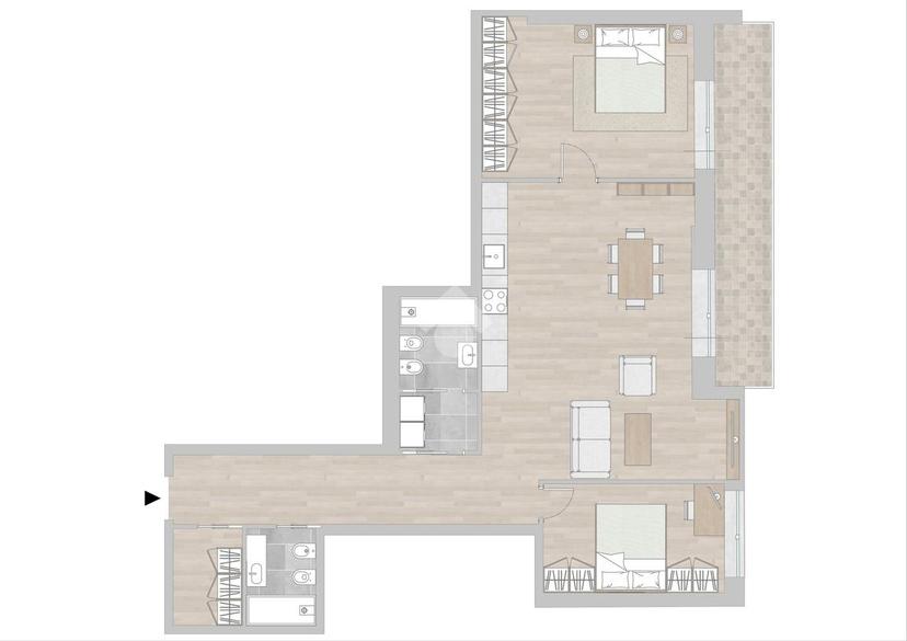 Trilocale in Via Circonvallazione  Nomentana 182, Roma
