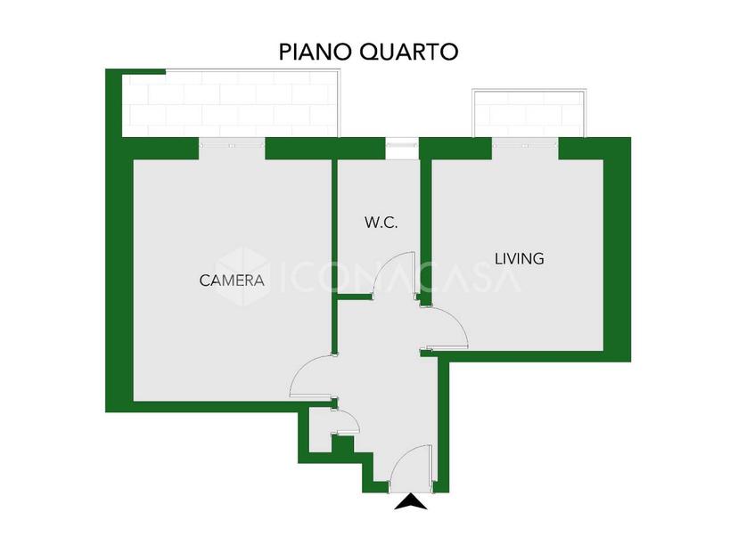 Bilocale in Via Azzo Carbonera 10, Milano