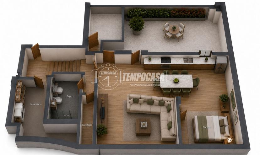 Trilocale in Via Collino 5, San Francesco al Campo — foto 4 di 5