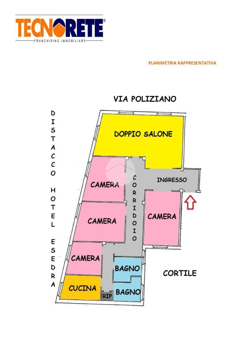 Appartamento in Via Angelo Poliziano 71, Roma