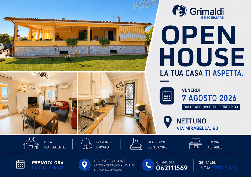 Villa in Via Mirabella 60, Nettuno