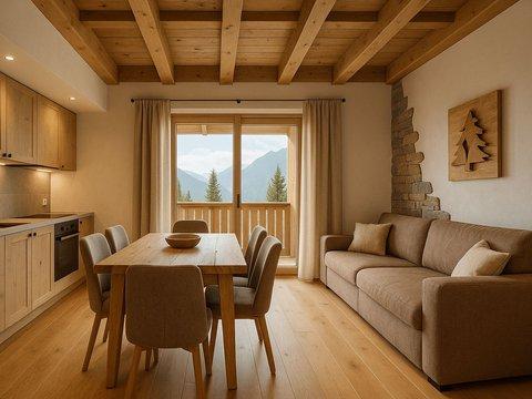 Bilocale in Via Albergian, 8, Pragelato