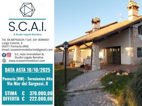 Villetta bifamiliare in Via Mar dei Sargassi, 8, Colli di Enea-Torvaianica Alta-Campo Jemini, Pomezia