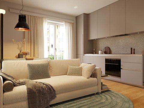 Trilocale in Corso Massimo d'Azeglio, 76, San Salvario, Torino