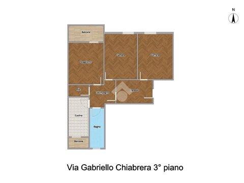 Trilocale in Via Gabriello Chiabrera, 51, Garbatella, Roma