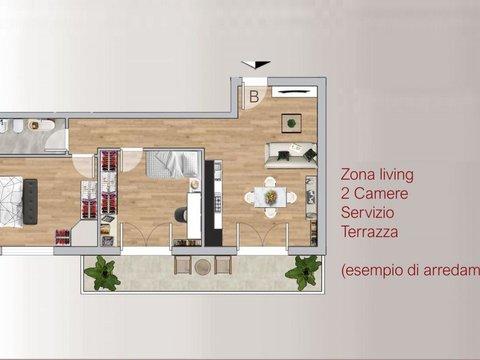 Trilocale in Via Francesco Baracca, Novoli Baracca, Firenze