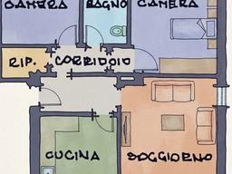 Trilocale in Viale Rimembranze, San Zenone al Lambro