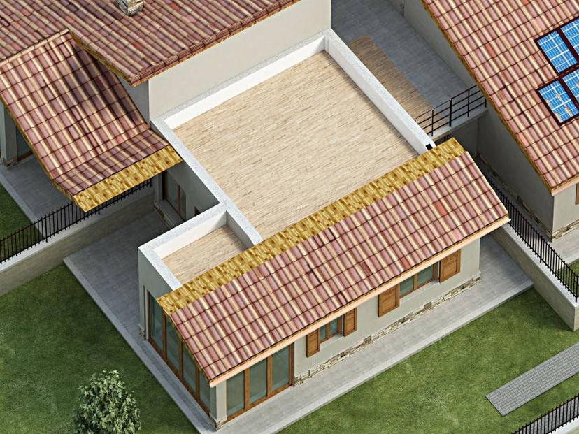 Villa a schiera via Ollastra Simaxis, Rocca Cencia, Roma