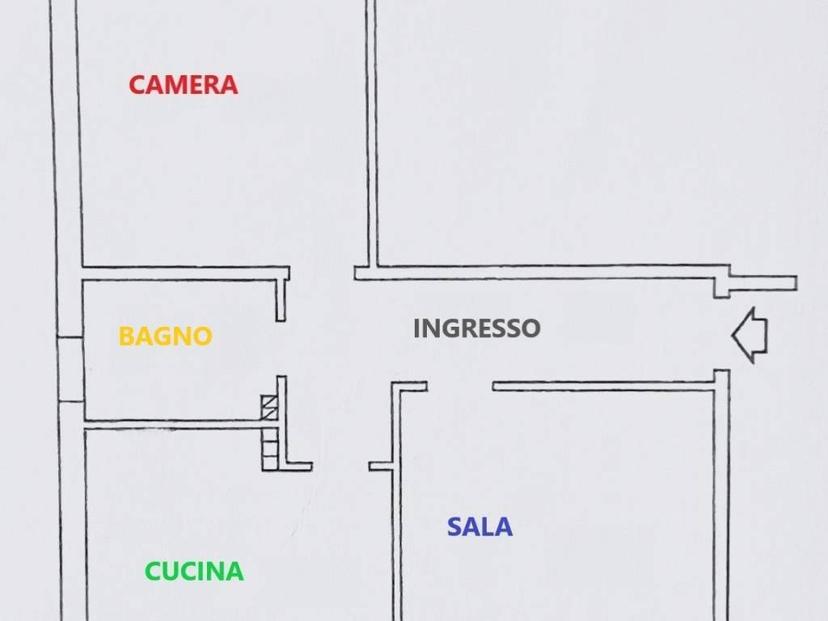Trilocale buono stato, secondo piano, San Ruffillo, Bologna