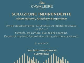 Quadrilocale ottimo stato, piano rialzato, Borgonuovo, Sasso Marconi