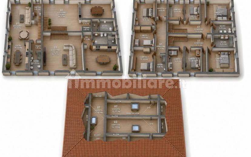 Villa plurifamiliare, nuova, 195 m², Medicina — foto 3 di 4